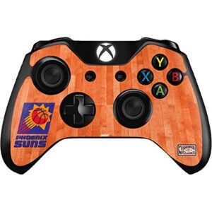 skinit decal gaming skin compatible with xbox one controller - officially licensed nba phoenix suns hardwood classics design