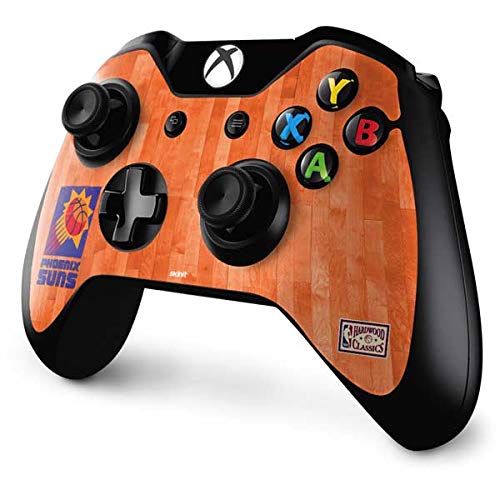 Skinit Decal Gaming Skin Compatible with Xbox One Controller - Officially Licensed NBA Phoenix Suns Hardwood Classics Design