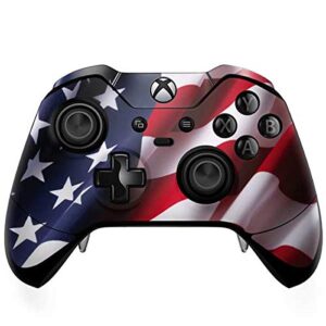 skinit decal gaming skin compatible with xbox one elite controller - originally designed the american flag design