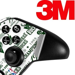 Skinit Decal Gaming Skin compatible with Xbox One Elite Controller - Officially Licensed NBA Milwaukee Bucks Historic Blast