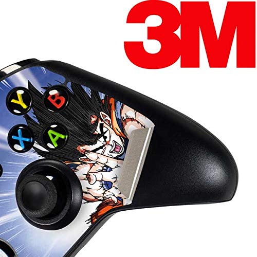 Skinit Decal Gaming Skin compatible with Xbox One Controller - Officially Licensed Dragon Ball Z Dragon Ball Z Goku Blast Design