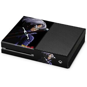 skinit decal gaming skin compatible with xbox one console - officially licensed dragon ball z trunks portrait design