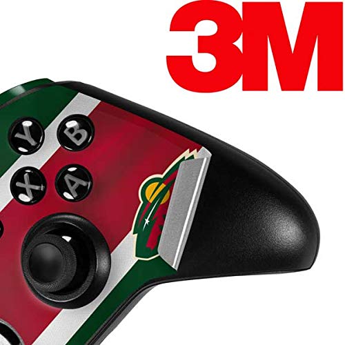 Skinit Decal Gaming Skin compatible with Xbox One Elite Controller - Officially Licensed NHL Minnesota Wild Jersey Design