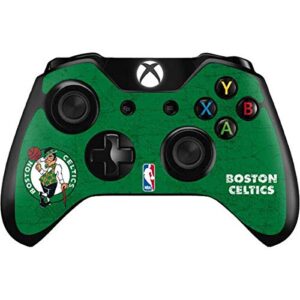 skinit decal gaming skin compatible with xbox one controller - officially licensed nba boston celtics green primary logo design