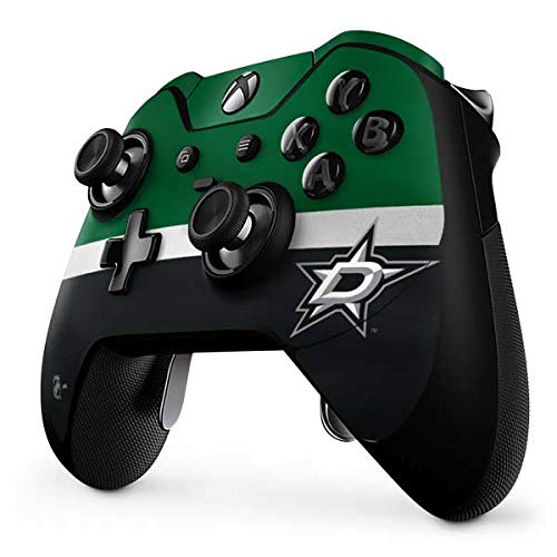 Skinit Decal Gaming Skin compatible with Xbox One Elite Controller - Officially Licensed NHL Dallas Stars Jersey Design