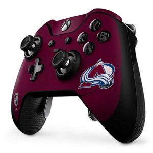 Skinit Decal Gaming Skin compatible with Xbox One Elite Controller - Officially Licensed NHL Colorado Avalanche Distressed Design