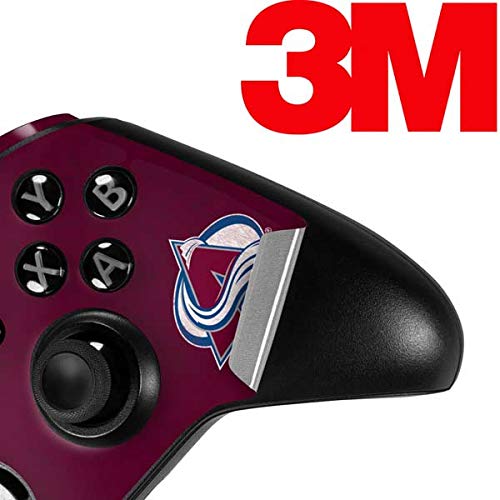 Skinit Decal Gaming Skin compatible with Xbox One Elite Controller - Officially Licensed NHL Colorado Avalanche Distressed Design