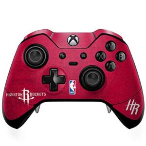 Skinit Decal Gaming Skin Compatible with Xbox One Elite Controller - Officially Licensed NBA Houston Rockets Distressed Design