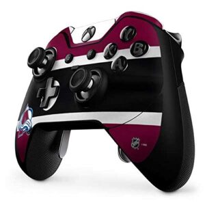 Skinit Decal Gaming Skin Compatible with Xbox One Elite Controller - Officially Licensed NHL Colorado Avalanche Jersey Design