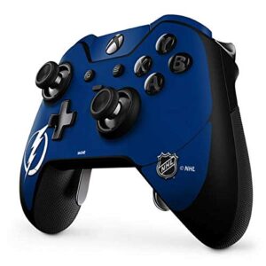 Skinit Decal Gaming Skin compatible with Xbox One Elite Controller - Officially Licensed NHL Tampa Bay Lightning Logo Design