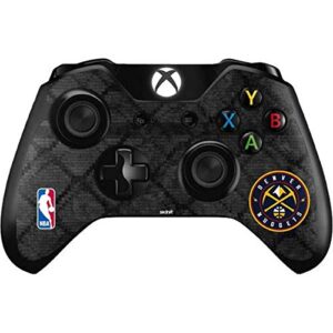 Skinit Decal Gaming Skin compatible with Xbox One Controller - Officially Licensed NBA Denver Nuggets Dark Rust Design