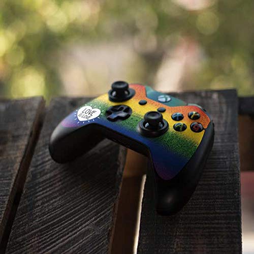 Skinit Decal Gaming Skin Compatible with Xbox One Controller - Originally Designed Love is Love Rainbow Design