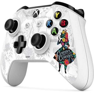 Skinit Decal Gaming skin compatible with Xbox One S Controller - Officially Licensed Disney Alice in Wonderland (animated) Silhouette Curiouser and Curiouser Design