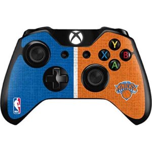 skinit decal gaming skin compatible with xbox one controller - officially licensed nba new york knicks canvas design