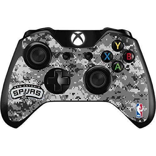 Skinit Decal Gaming Skin Compatible with Xbox One Controller - Officially Licensed NBA San Antonio Spurs Digi Camo Design