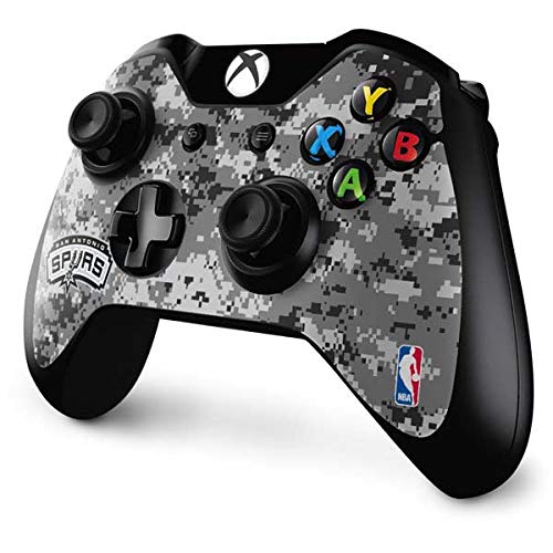 Skinit Decal Gaming Skin Compatible with Xbox One Controller - Officially Licensed NBA San Antonio Spurs Digi Camo Design