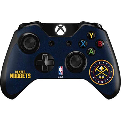 Skinit Decal Gaming Skin Compatible with Xbox One Controller - Officially Licensed NBA Denver Nuggets Distressed Design