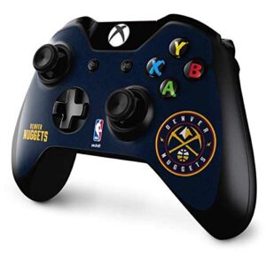 Skinit Decal Gaming Skin Compatible with Xbox One Controller - Officially Licensed NBA Denver Nuggets Distressed Design