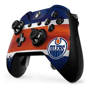 Skinit Decal Gaming Skin compatible with Xbox One Elite Controller - Officially Licensed NHL Edmonton Oilers Jersey Design