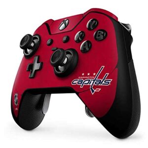 Skinit Decal Gaming Skin compatible with Xbox One Elite Controller - Officially Licensed NHL Washington Capitals Distressed Design