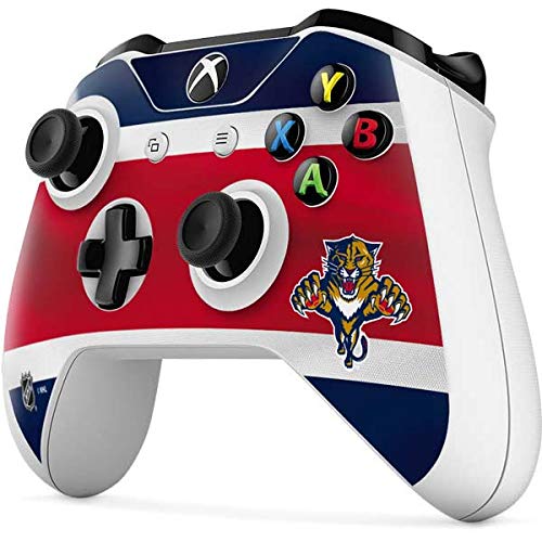 Skinit Decal Gaming Skin Compatible with Xbox One S Controller - Officially Licensed NHL Florida Panthers Alternate Jersey Design