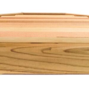 Miller Shingle Octagon Clear Cedar Vent, Flush Mount - 18 inch x 18 inch