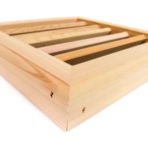 Miller Shingle Square Clear Cedar Vent, Flush Mount - 12 inch x 12 inch