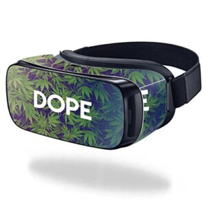 mightyskins skin compatible with samsung gear vr – dope | protective, durable, and unique vinyl decal wrap cover | easy to apply, remove, and change styles | made in the usa