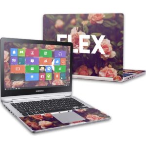 mightyskins skin compatible with samsung notebook 7 spin 13.3" (2016) – flex | protective, durable, and unique vinyl decal wrap cover | easy to apply, remove, and change styles | made in the usa