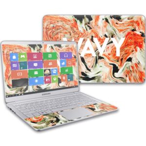 MightySkins Skin Compatible with Samsung Notebook 9 – Wavy | Protective, Durable, and Unique Vinyl Decal wrap Cover | Easy to Apply, Remove, and Change Styles | Made in The USA