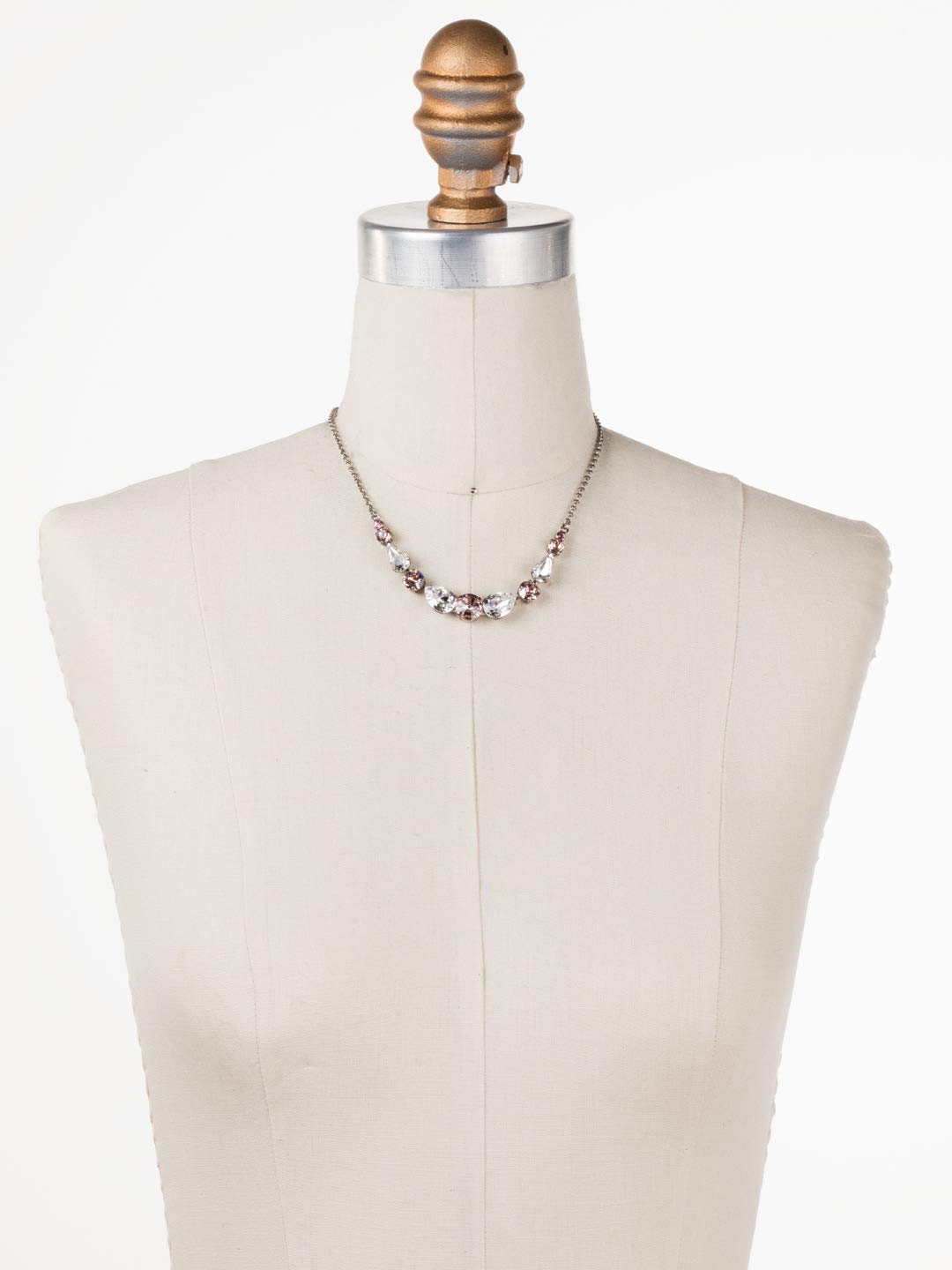 Sorrelli Crystal Rose Polished Pear Necklace