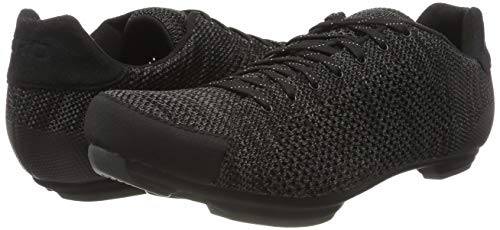 Giro Republic R Knit Mens Urban Cycling Shoe − 43, Black/Charcoal Heather (2021)