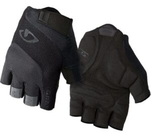 giro bravo gel mens road cycling gloves - black (2022), medium