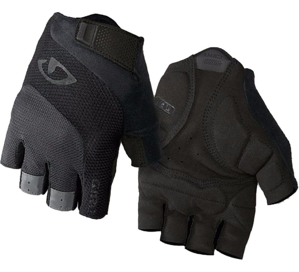 Giro Bravo Gel Mens Road Cycling Gloves - Black (2022), Medium