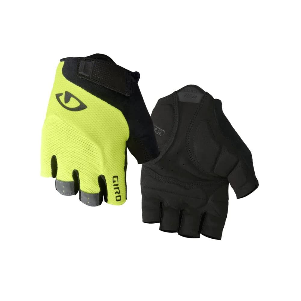 Giro Bravo Gel Mens Road Cycling Gloves - Black (2022), Medium