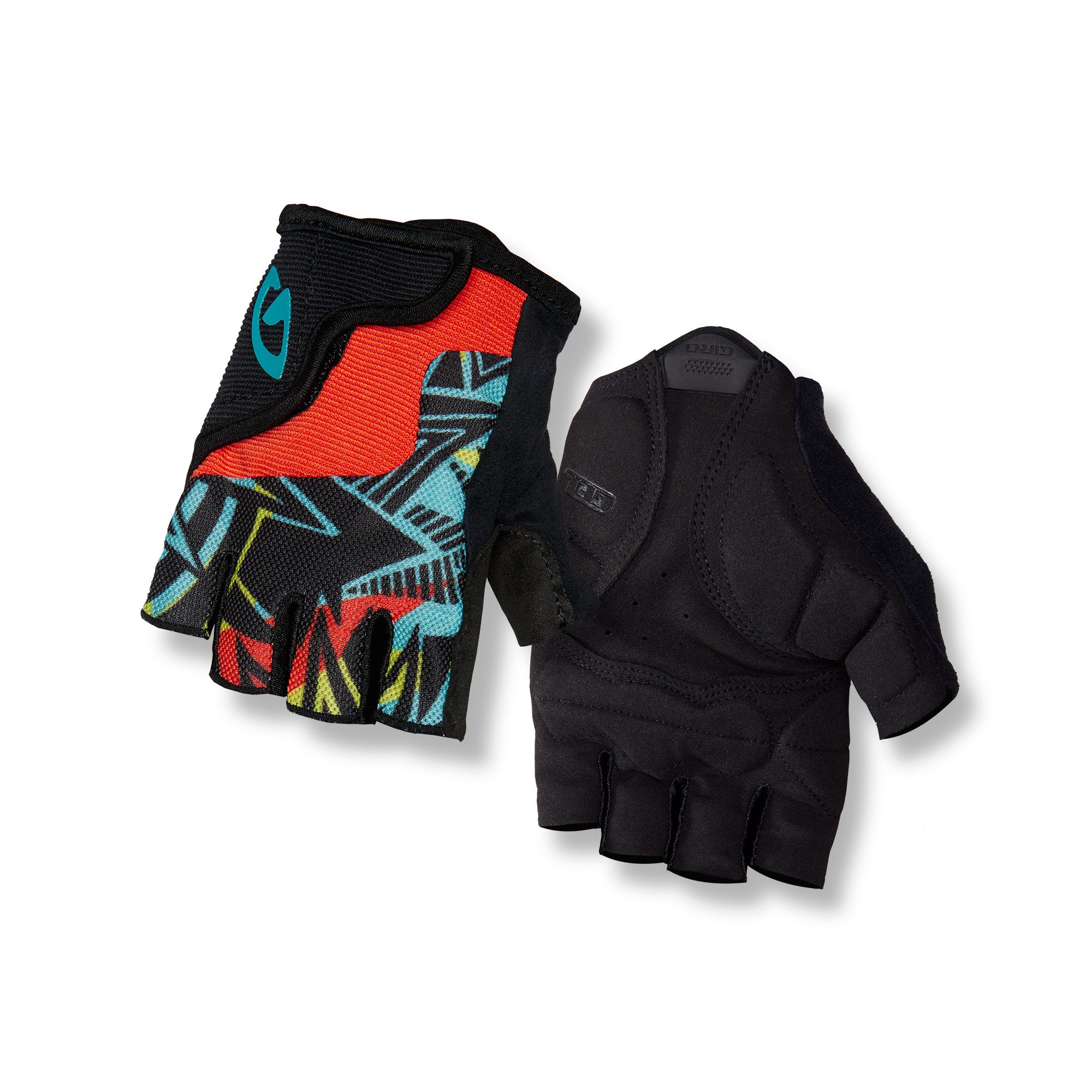 Giro Bravo Jr Youth Road Cycling Gloves - Blast (2021), Small