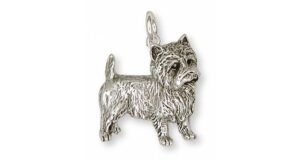 esquivel and fees cairn terrier jewelry sterling silver cairn terrier charm handmade dog jewelry cr2-c