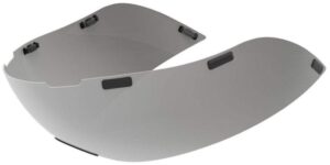 giro aerohead cycling helmet shield - grey/silver large