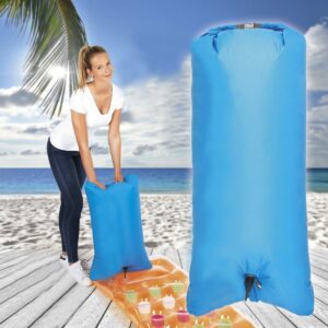 douglas hollenshead fluxbag portable handy fast inflator pump for air mattresses, floats, babypools