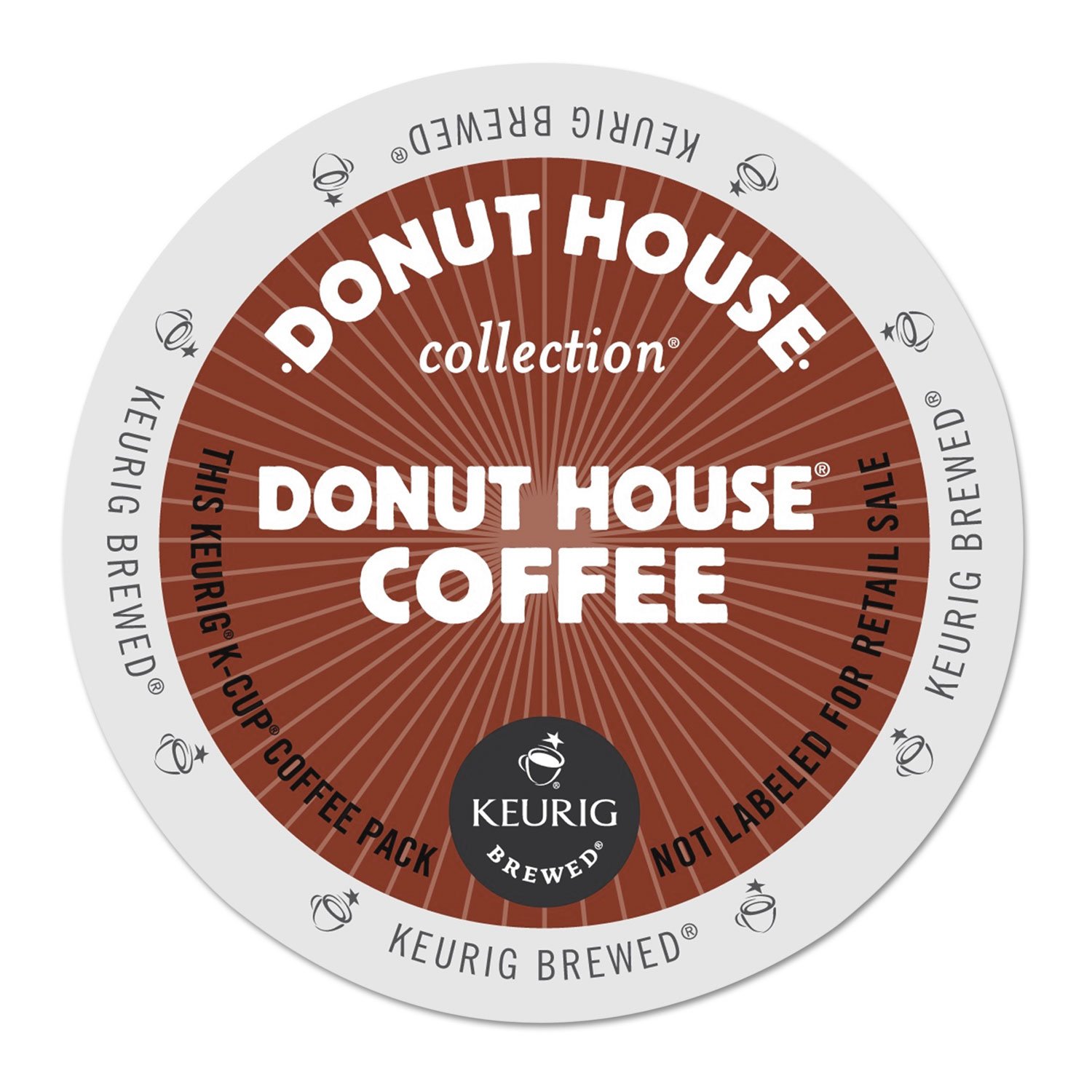 Donut House 6534CT Donut House Coffee K-Cups, 96/carton