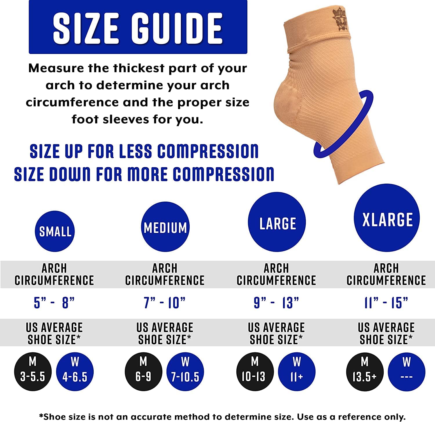 Bitly Plantar Fasciitis for Women & Men Socks Foot & Ankle Compression Sleeve, Nude, XL