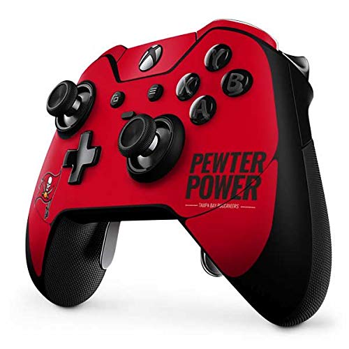 Skinit Decal Gaming Skin Compatible with Xbox One Elite Controller - Officially Licensed NFL Tampa Bay Buccaneers Team Motto Design