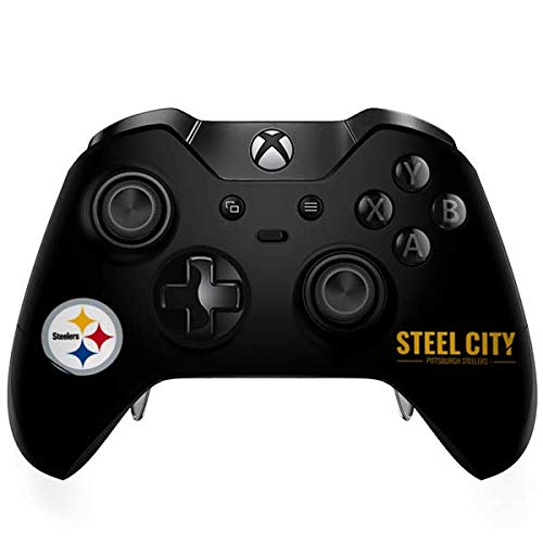 Skinit Decal Gaming Skin Compatible with Xbox One Elite Controller - Officially Licensed NFL Pittsburgh Steelers Team Motto Design