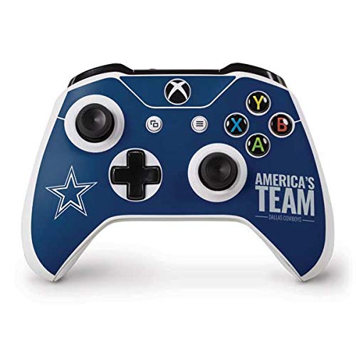 Skinit Decal Gaming Skin Compatible with Xbox One S Controller - Officially Licensed NFL Dallas Cowboys Team Motto Design