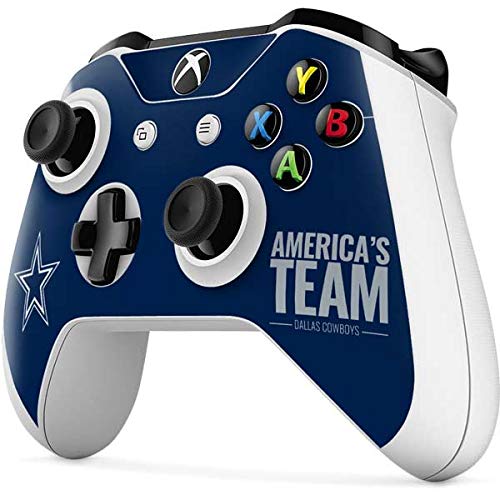 Skinit Decal Gaming Skin Compatible with Xbox One S Controller - Officially Licensed NFL Dallas Cowboys Team Motto Design