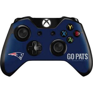 Skinit Decal Gaming Skin compatible with Xbox One Controller - Officially Licensed NFL New England Patriots Team Motto Design