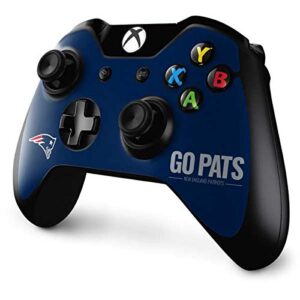 Skinit Decal Gaming Skin compatible with Xbox One Controller - Officially Licensed NFL New England Patriots Team Motto Design