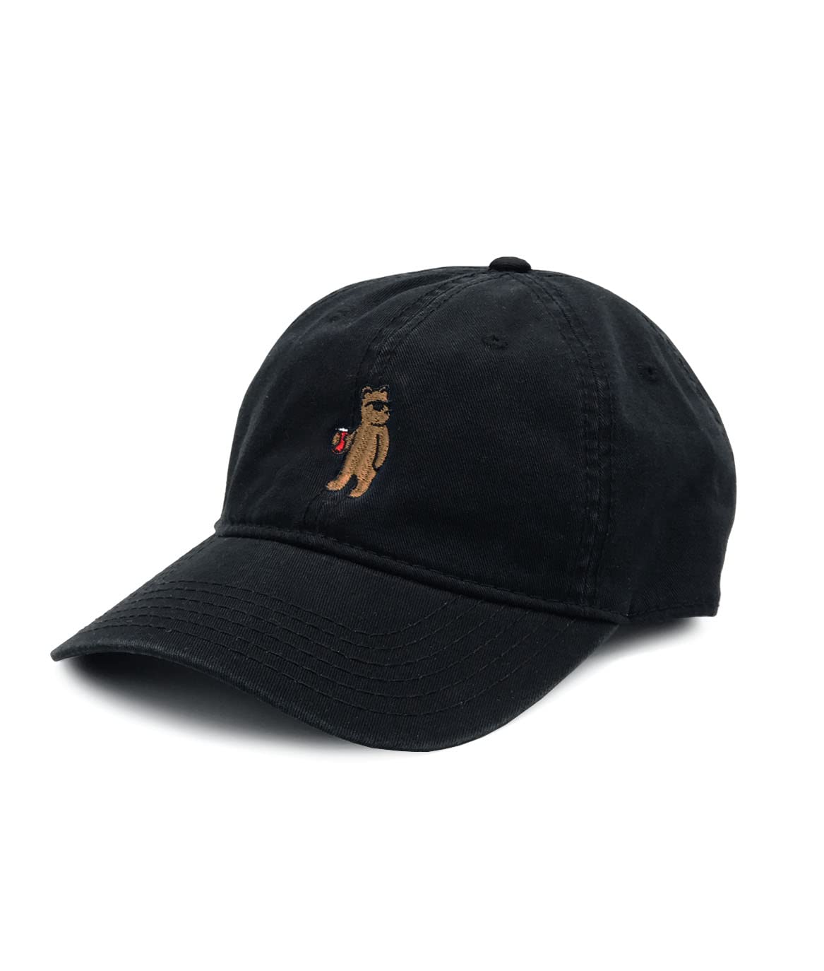 Riot Society Riot Bear Embroidered Adjustable Dad Hat