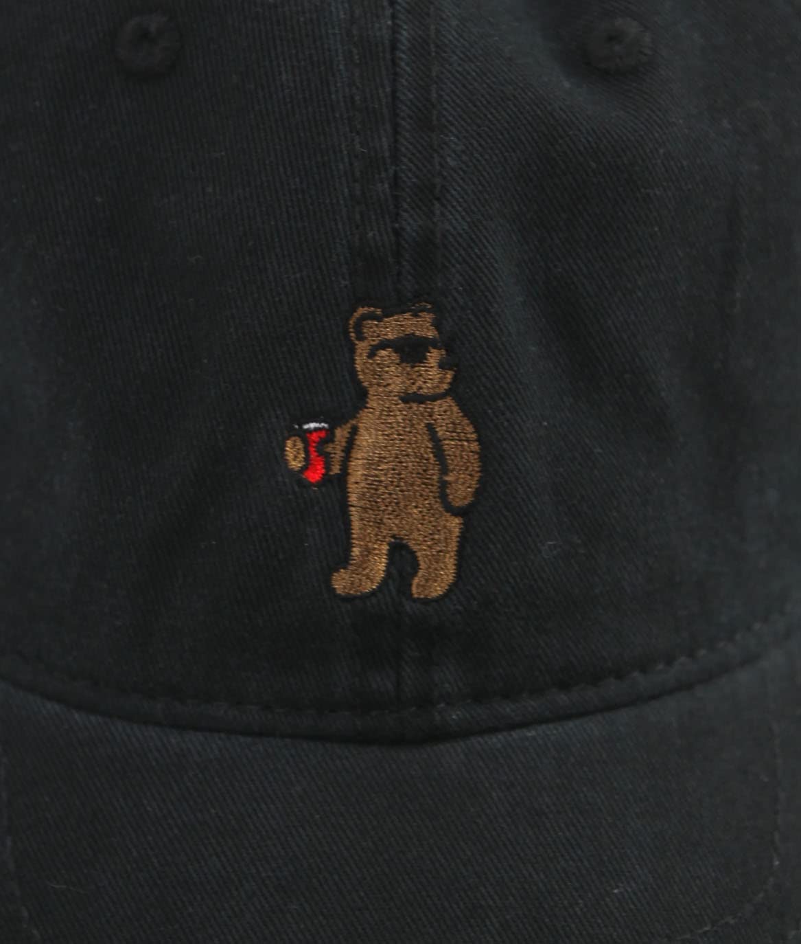 Riot Society Riot Bear Embroidered Adjustable Dad Hat