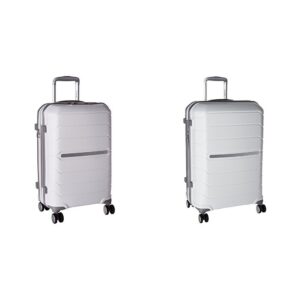 samsonite freeform hardside two-piece spinner set (21"/24"), white